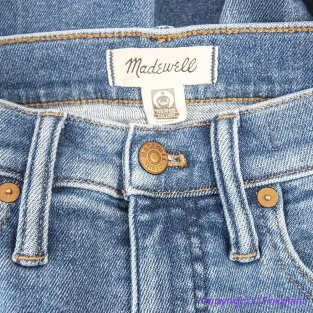 NEW Madewell Stovepipe Jeans in Leaside Wash,‎ 25